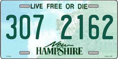 NH license plate 3072162