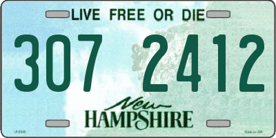 NH license plate 3072412