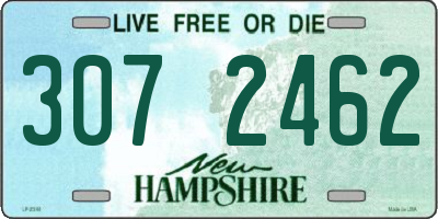 NH license plate 3072462