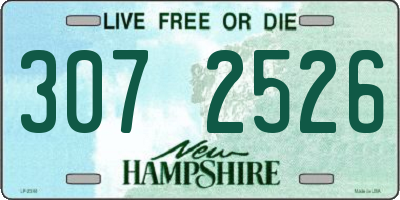 NH license plate 3072526