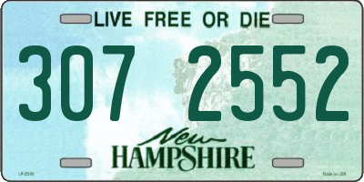 NH license plate 3072552