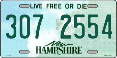 NH license plate 3072554