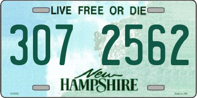 NH license plate 3072562
