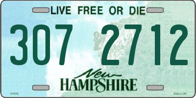 NH license plate 3072712