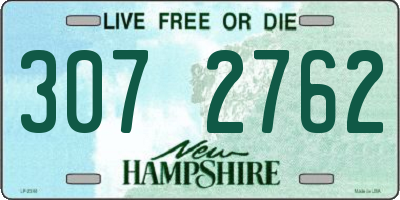 NH license plate 3072762
