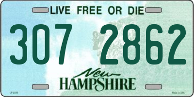 NH license plate 3072862