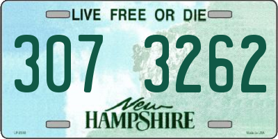 NH license plate 3073262