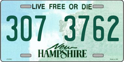 NH license plate 3073762