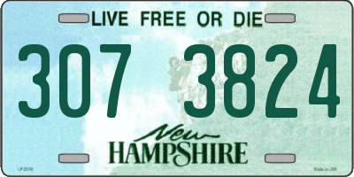 NH license plate 3073824