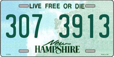NH license plate 3073913