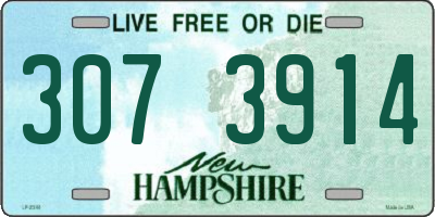 NH license plate 3073914