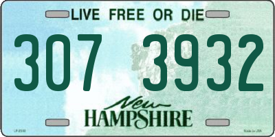 NH license plate 3073932