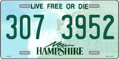 NH license plate 3073952