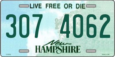 NH license plate 3074062