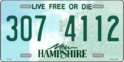 NH license plate 3074112