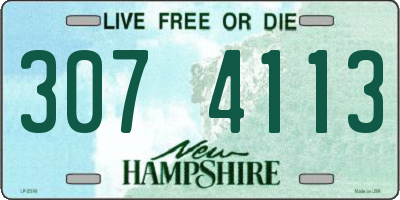 NH license plate 3074113