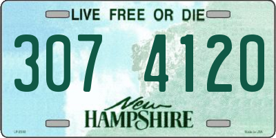 NH license plate 3074120