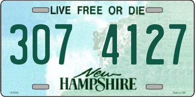 NH license plate 3074127