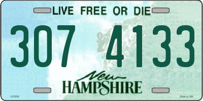 NH license plate 3074133