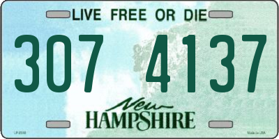 NH license plate 3074137