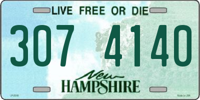 NH license plate 3074140