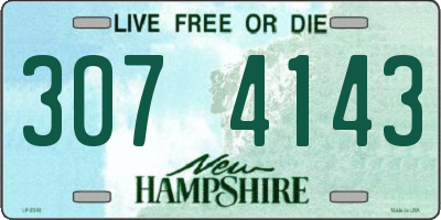 NH license plate 3074143