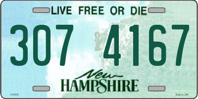NH license plate 3074167