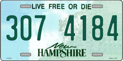 NH license plate 3074184
