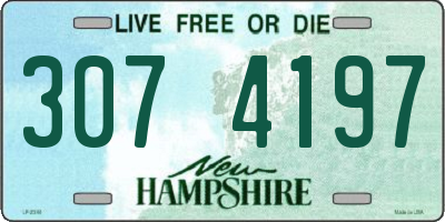 NH license plate 3074197