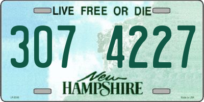 NH license plate 3074227