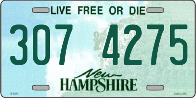 NH license plate 3074275