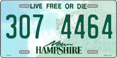 NH license plate 3074464