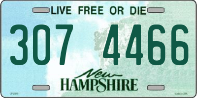 NH license plate 3074466