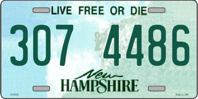 NH license plate 3074486