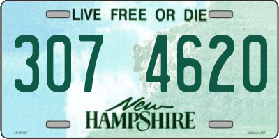NH license plate 3074620
