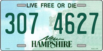 NH license plate 3074627