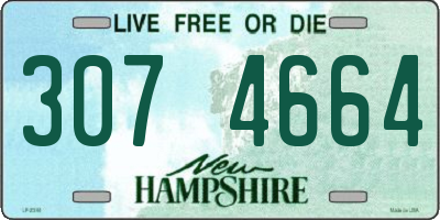 NH license plate 3074664