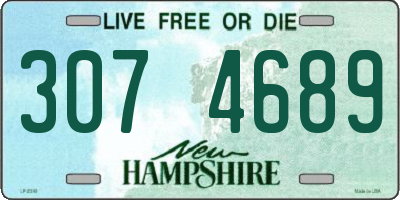 NH license plate 3074689
