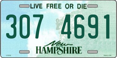 NH license plate 3074691