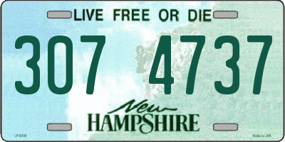 NH license plate 3074737