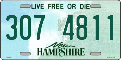 NH license plate 3074811