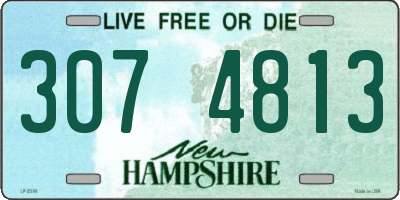 NH license plate 3074813