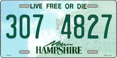 NH license plate 3074827