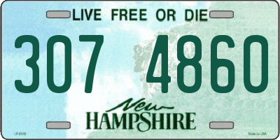 NH license plate 3074860