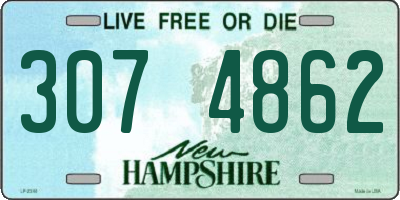 NH license plate 3074862