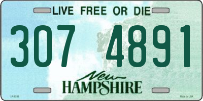 NH license plate 3074891