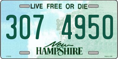 NH license plate 3074950