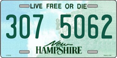 NH license plate 3075062