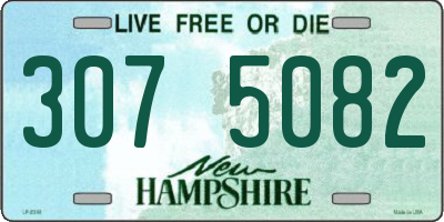 NH license plate 3075082