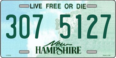 NH license plate 3075127